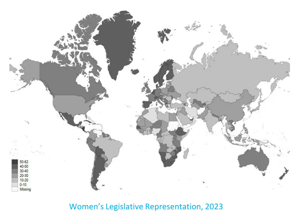 women s legislative representation 2023