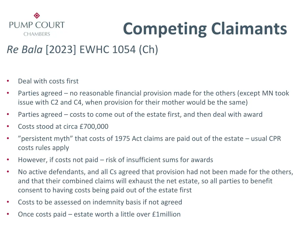 competing claimants 5