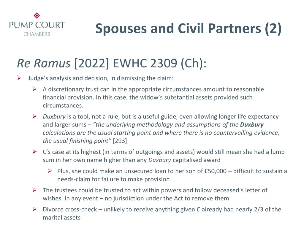 spouses and civil partners 2 2