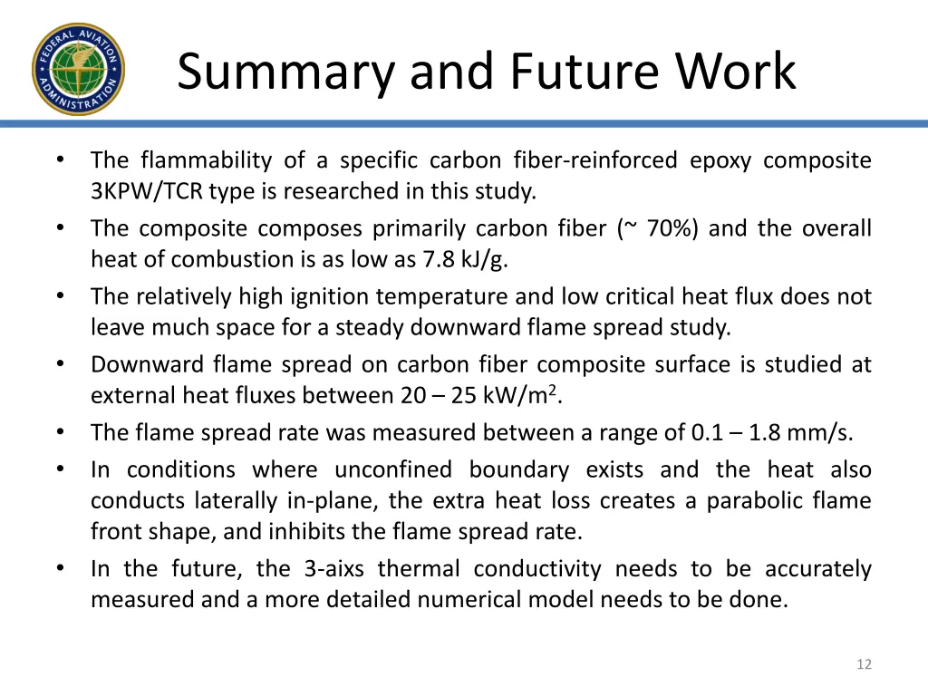 summary and future work