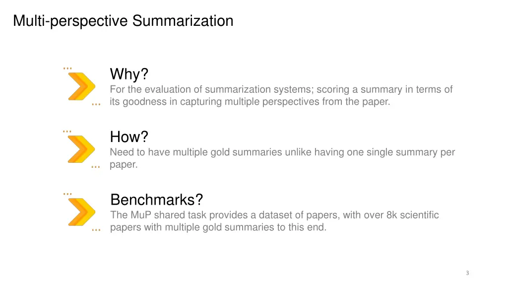 multi perspective summarization