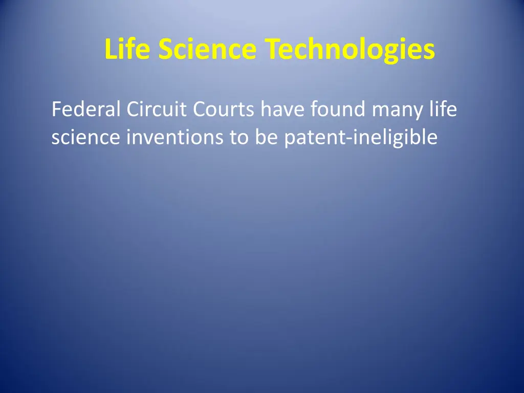 life science technologies