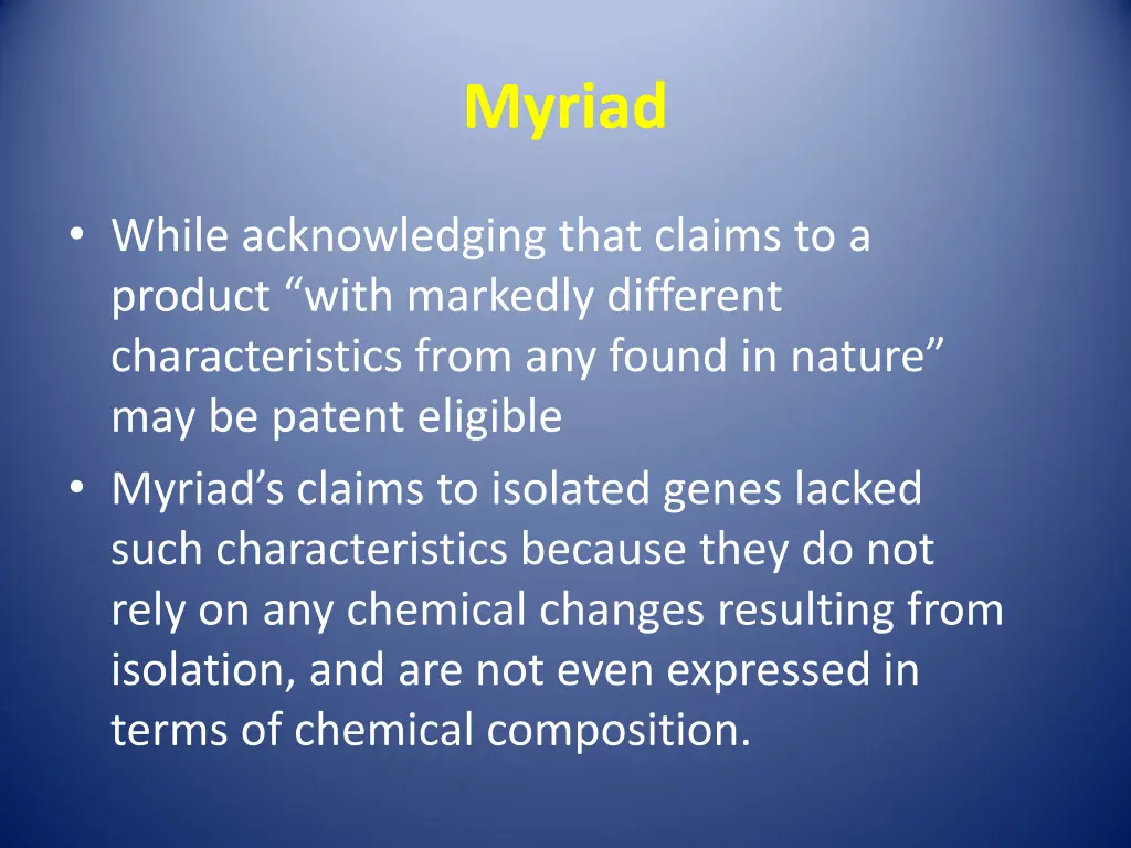 myriad 1