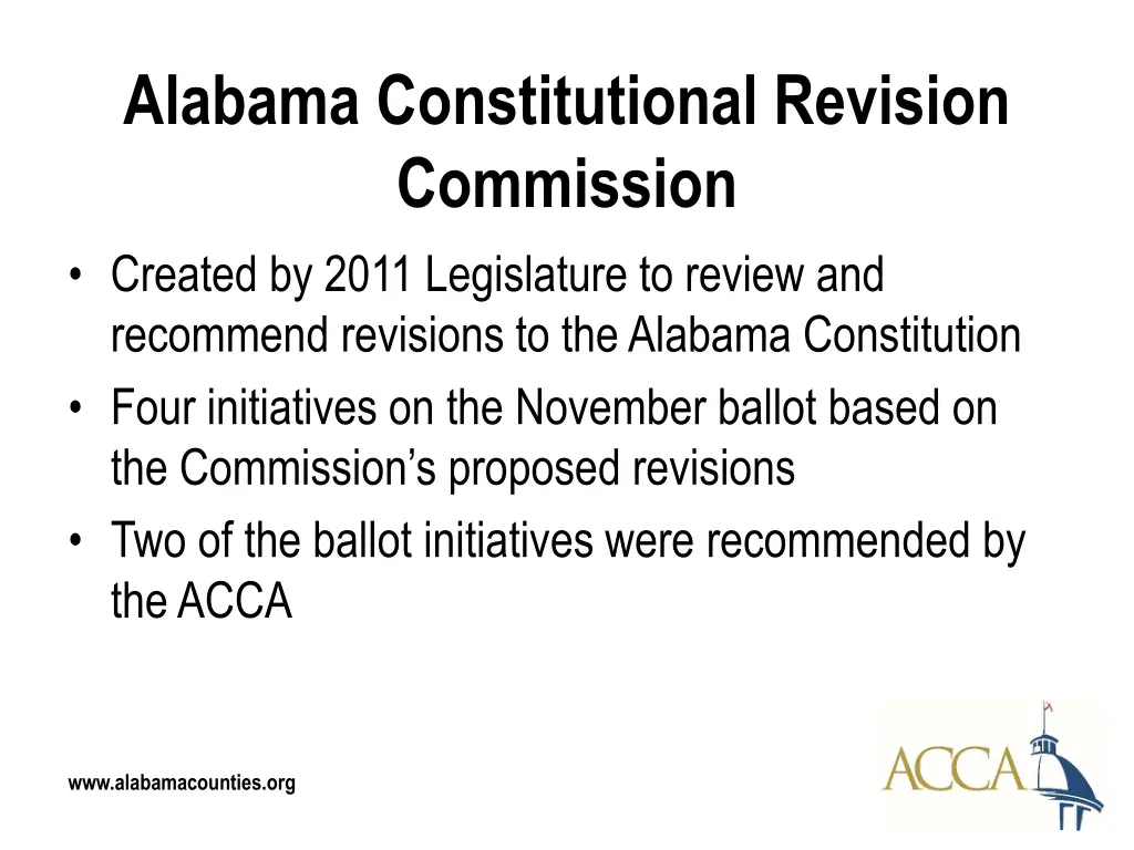 alabama constitutional revision commission