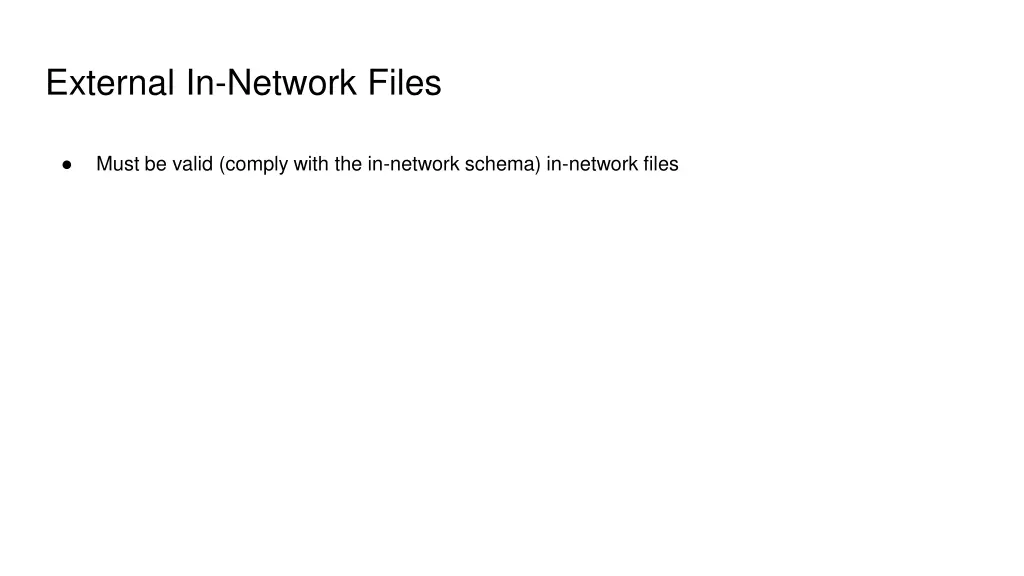 external in network files