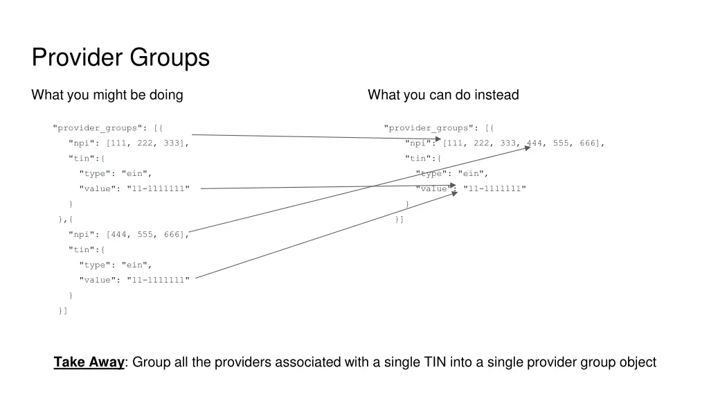 provider groups 3