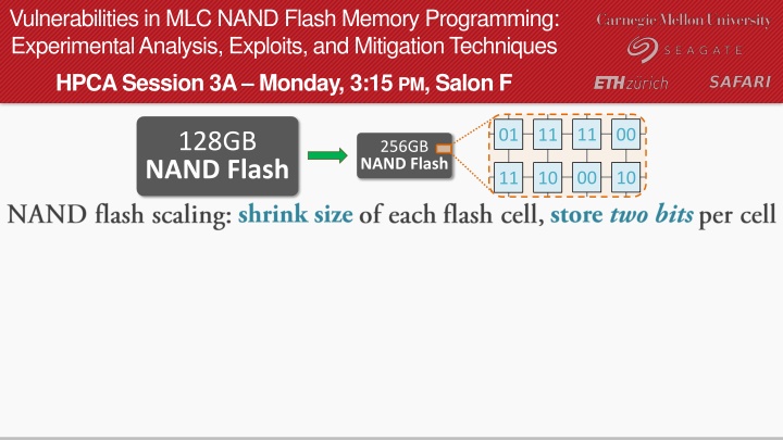 vulnerabilities in mlc nand flash memory