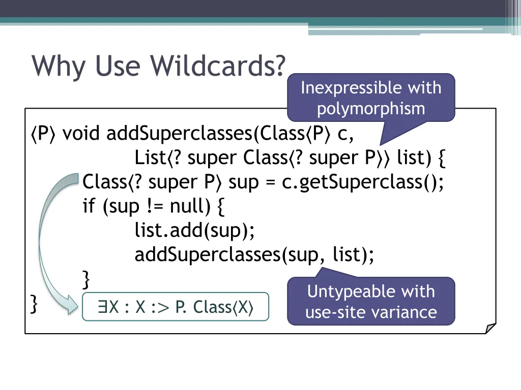 why use wildcards 1