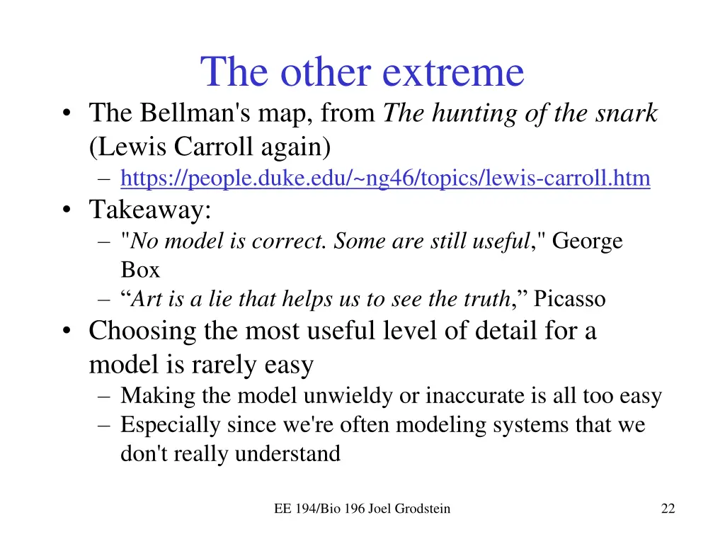 the other extreme the bellman s map from