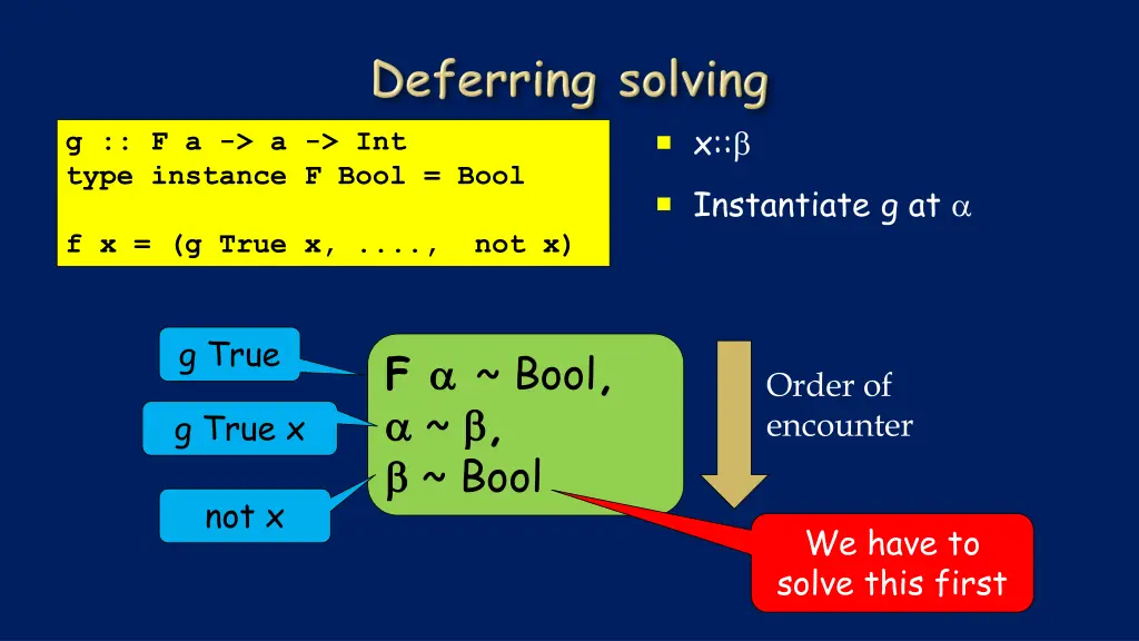 x instantiate g at