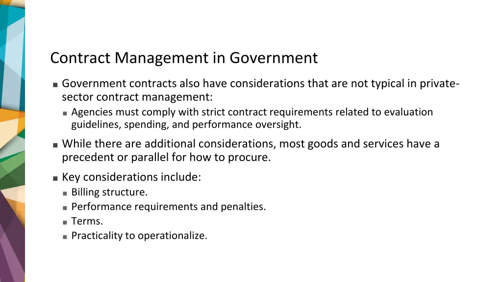 contract management in government