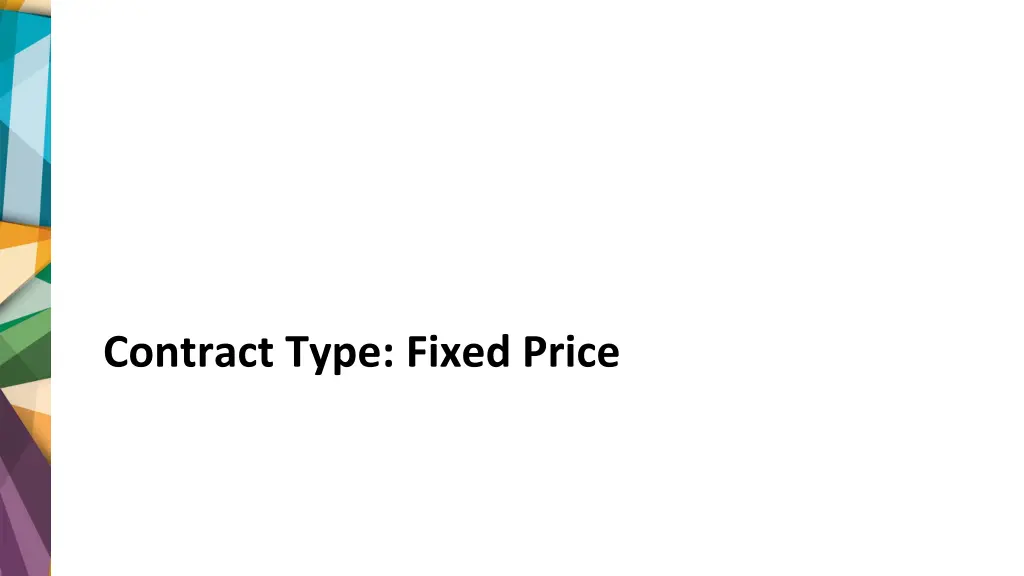 contract type fixed price