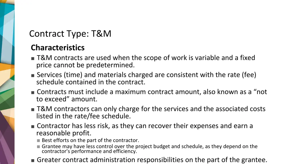 contract type t m