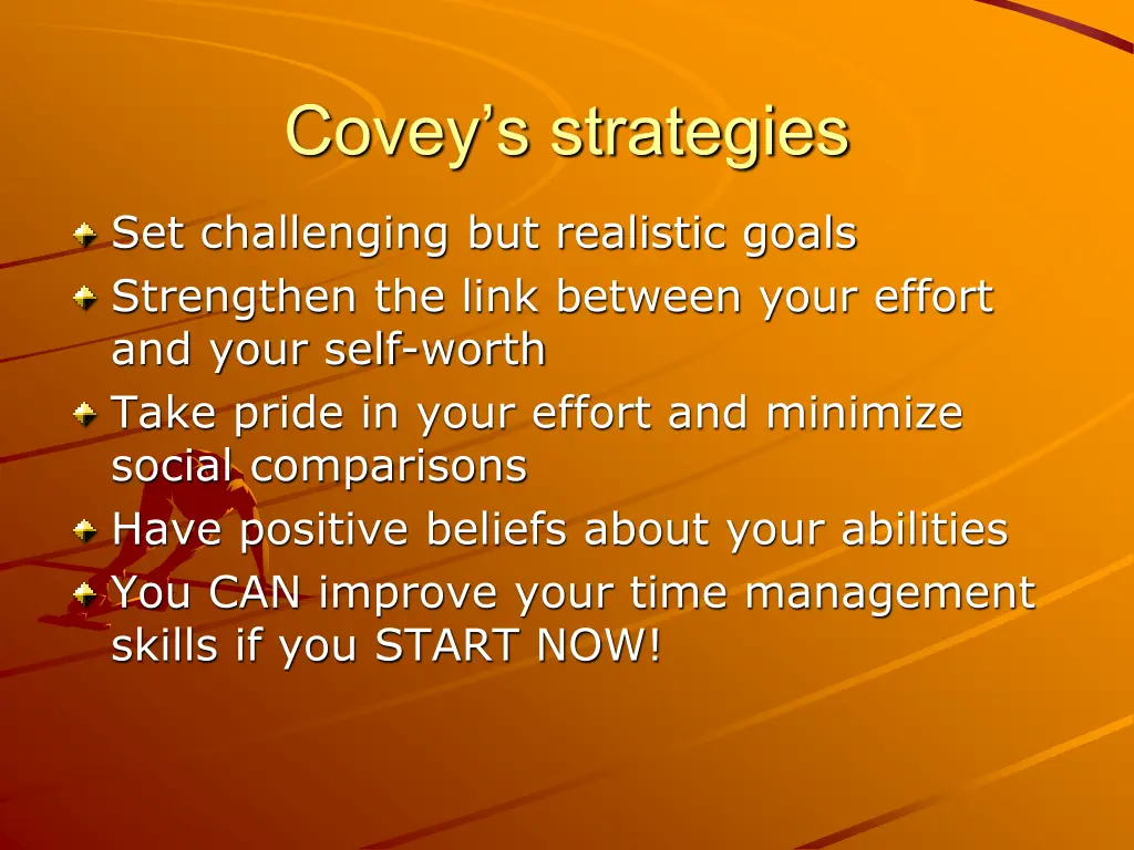 covey s strategies