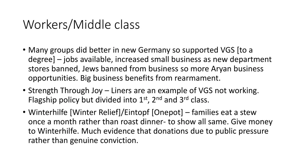 workers middle class