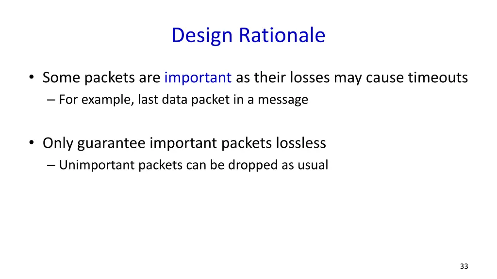 design rationale