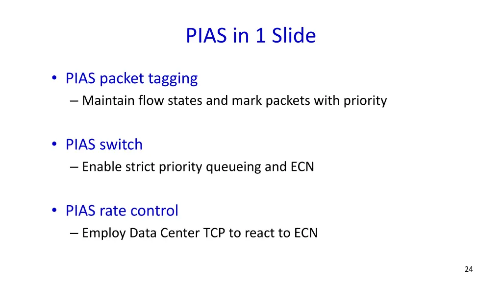 pias in 1 slide