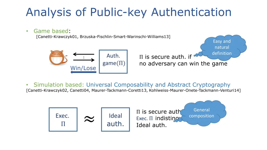 analysis of public key authentication