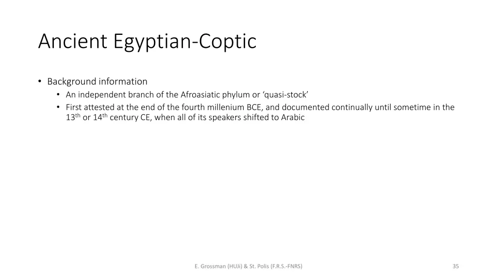 ancient egyptian coptic