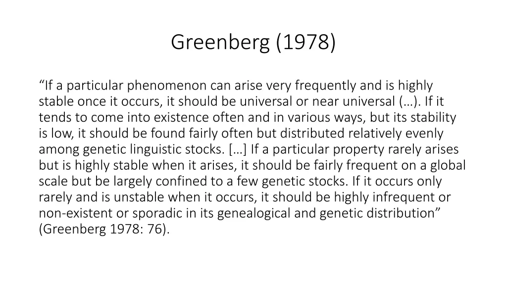 greenberg 1978