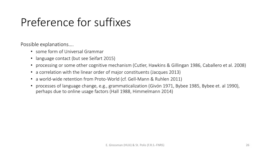 preference for suffixes 2