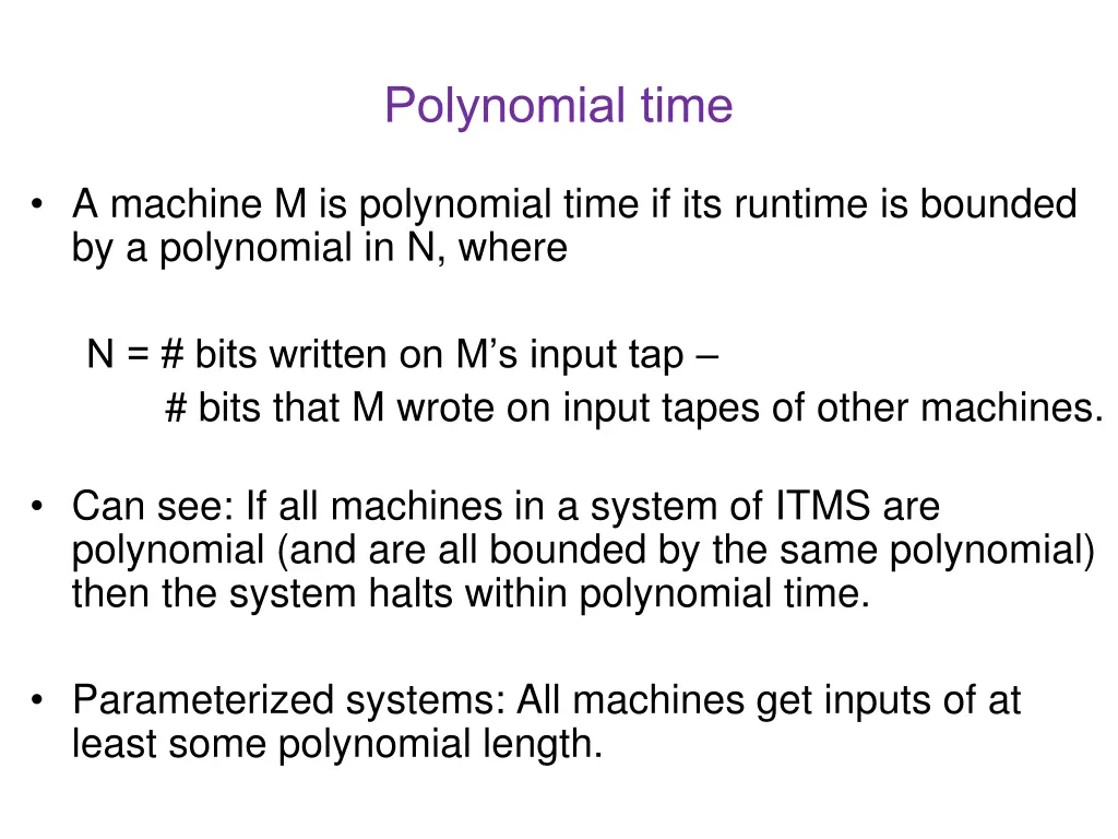 polynomial time