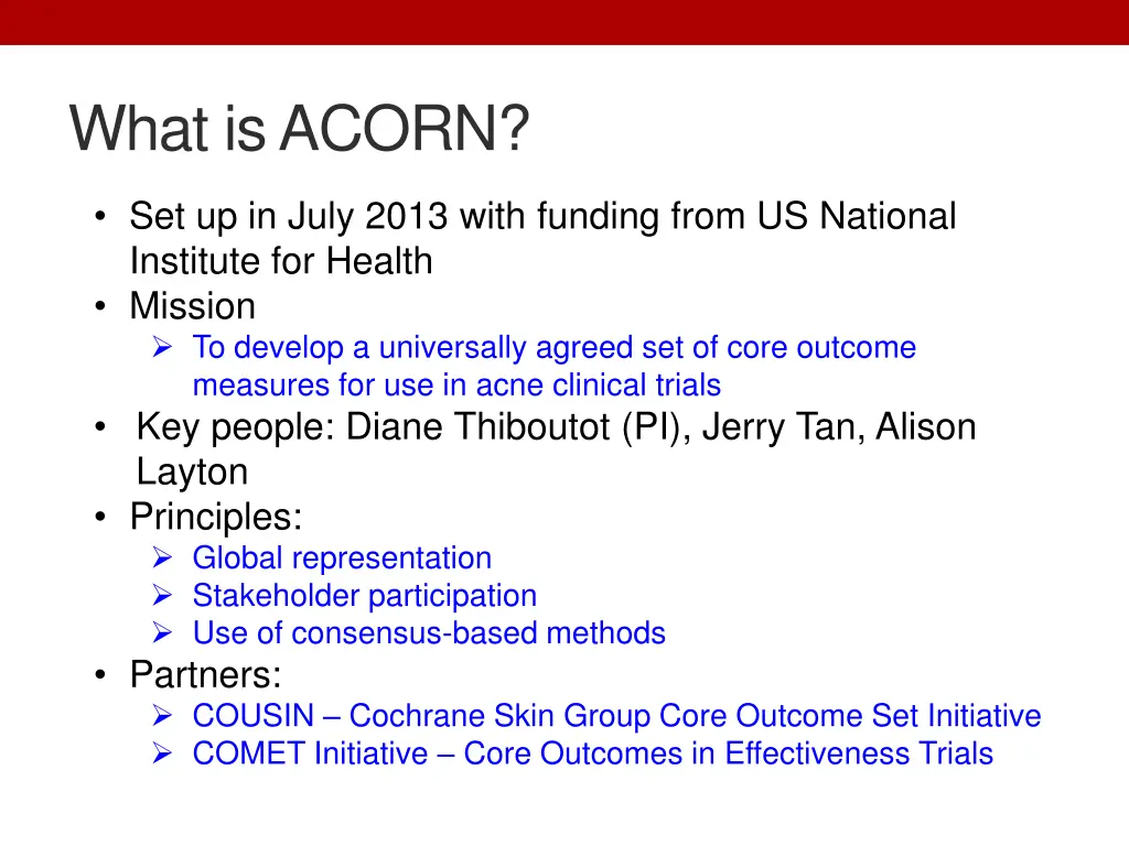 what is acorn