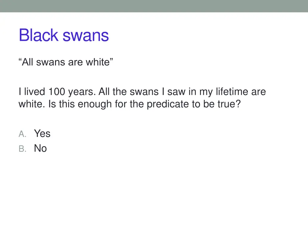 black swans