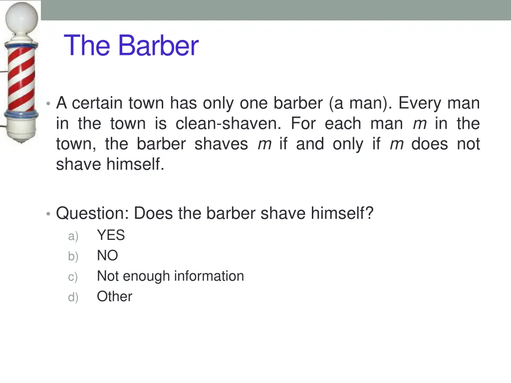 the barber