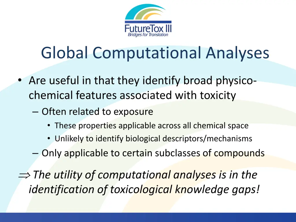 global computational analyses