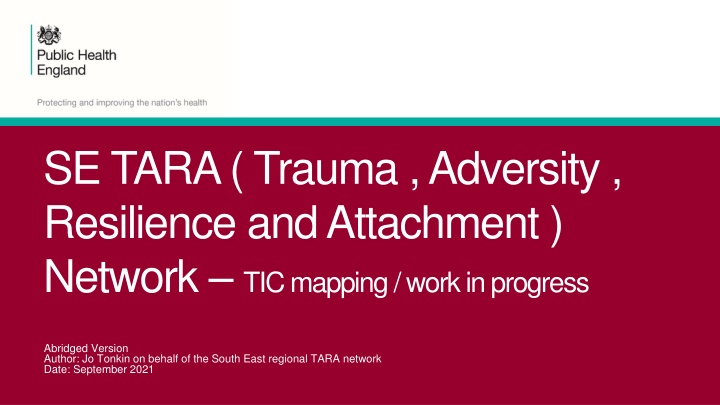 se tara trauma adversity resilience