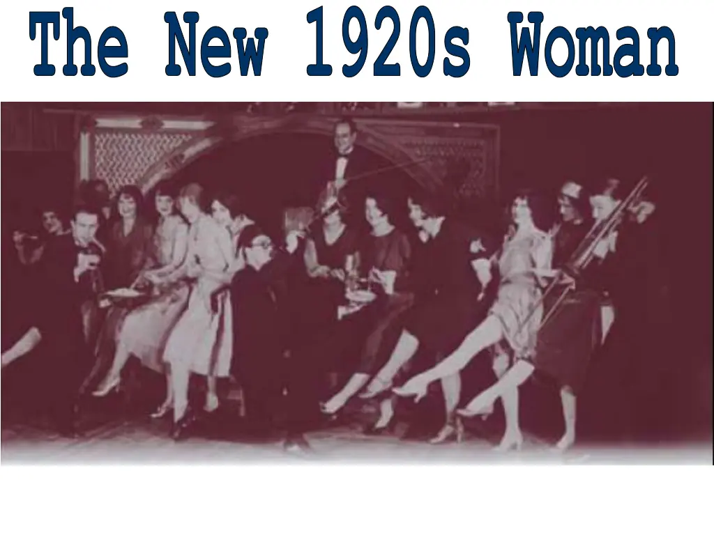 the new 1920s woman