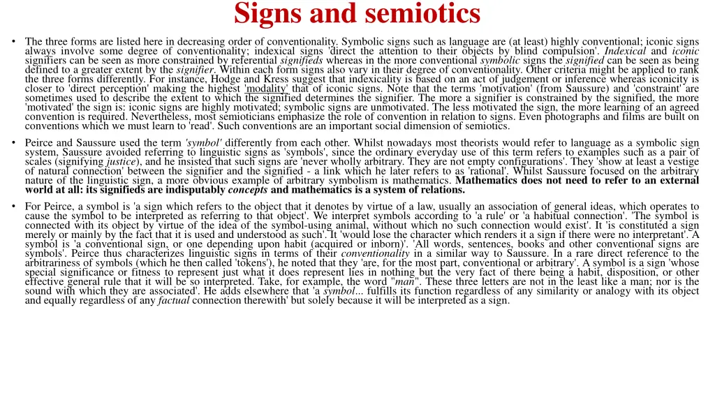 signs and semiotics 4