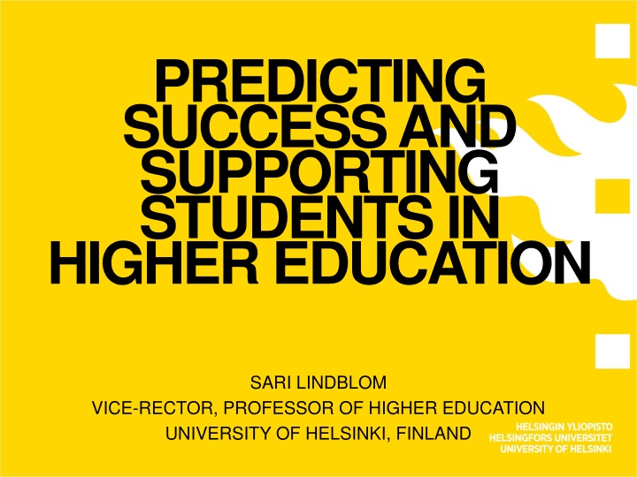 predicting success and supporting students