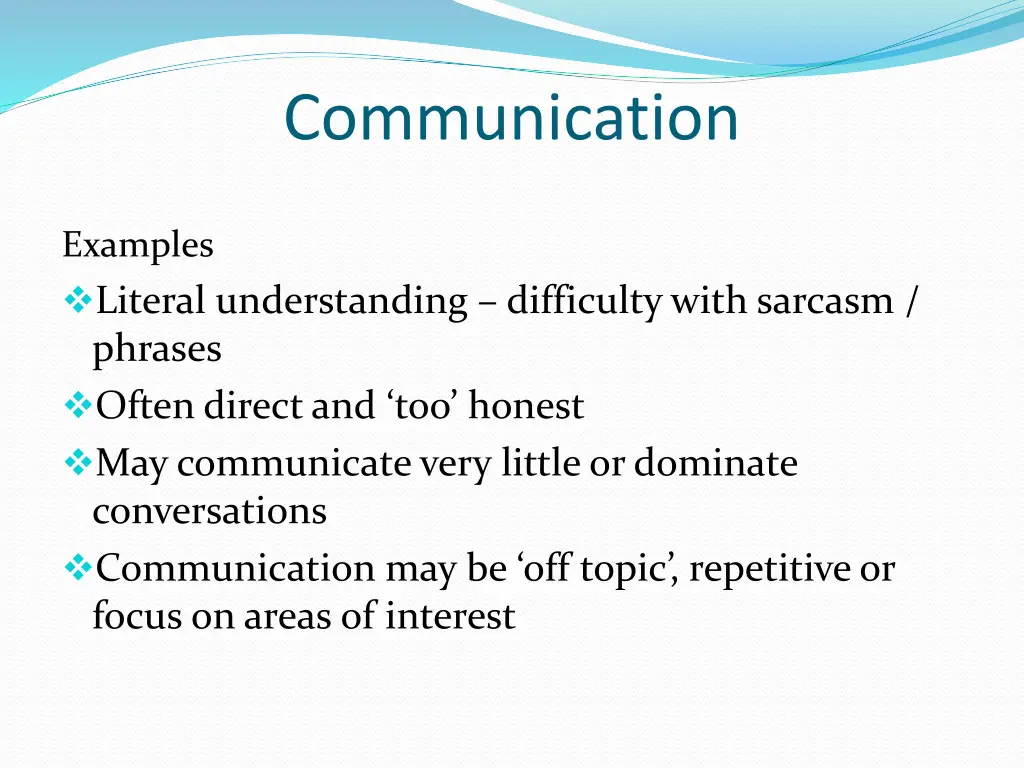 communication