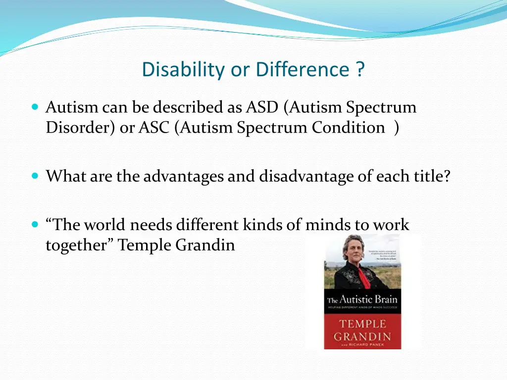 disability or difference