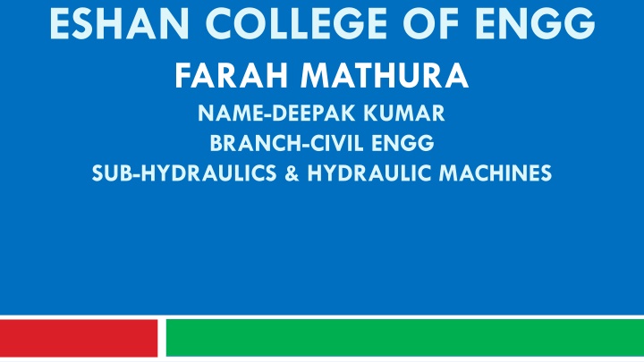 eshan college of engg farah mathura name deepak