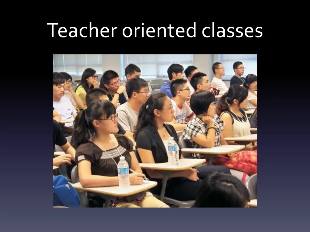 teacher oriented classes