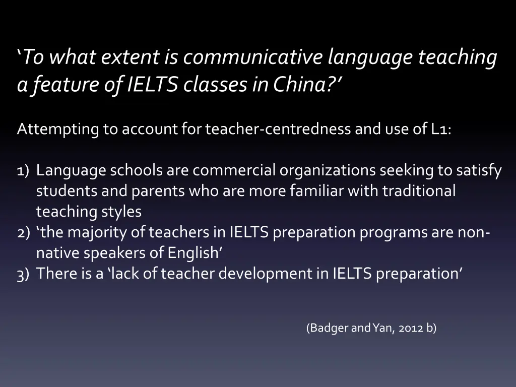 to what extent is communicative language teaching