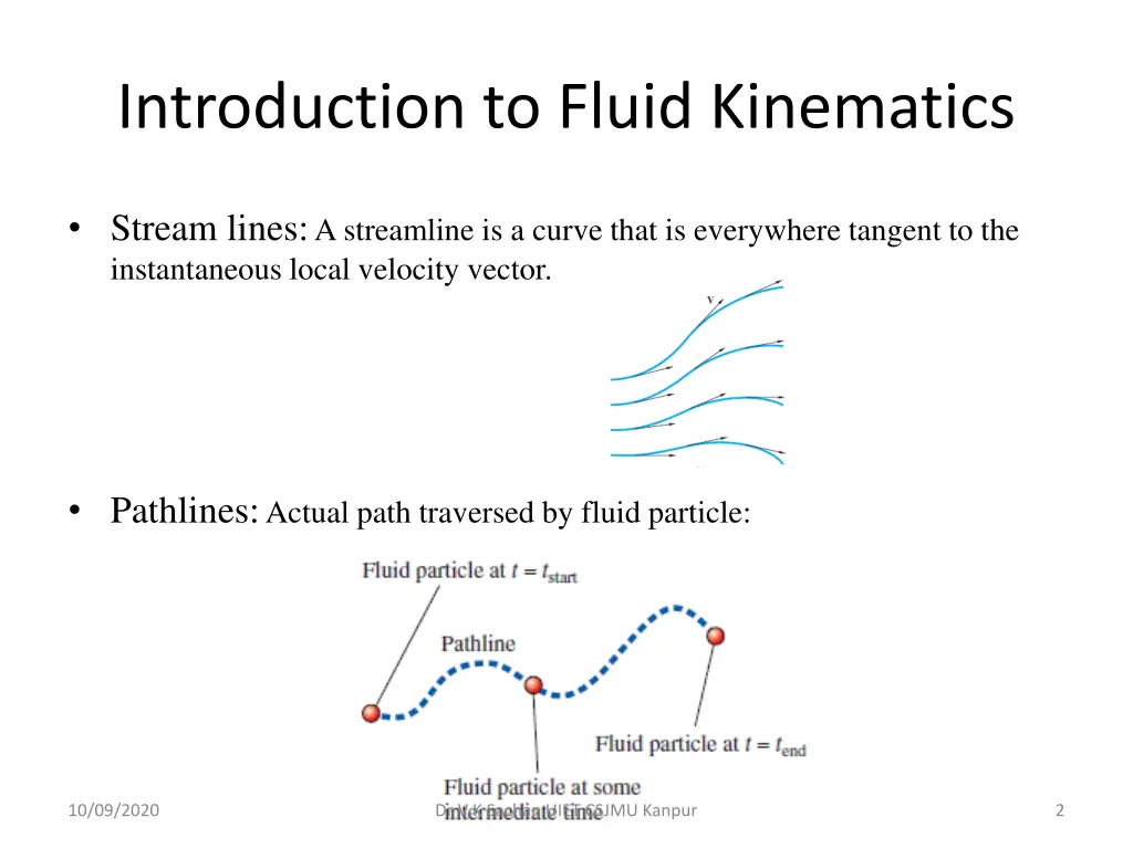 introduction to fluid kinematics