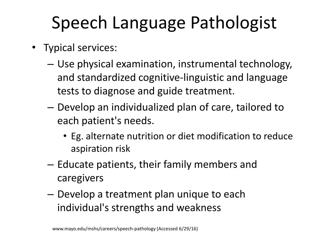 speech language pathologist 1