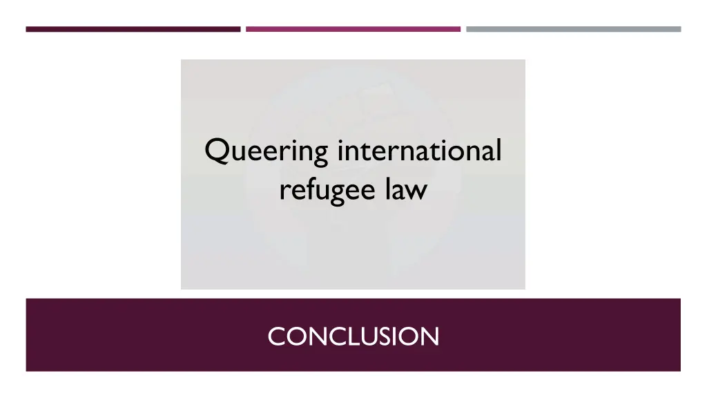 queering international refugee law