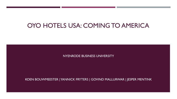 oyo hotels usa coming to america