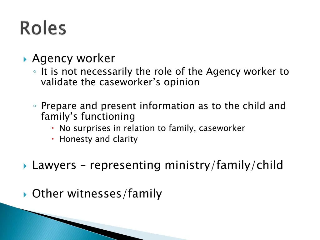 agency worker it is not necessarily the role