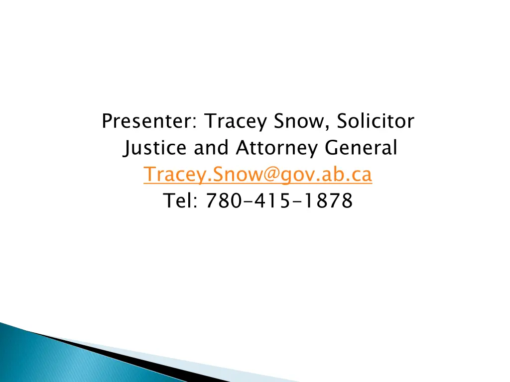 presenter tracey snow solicitor justice