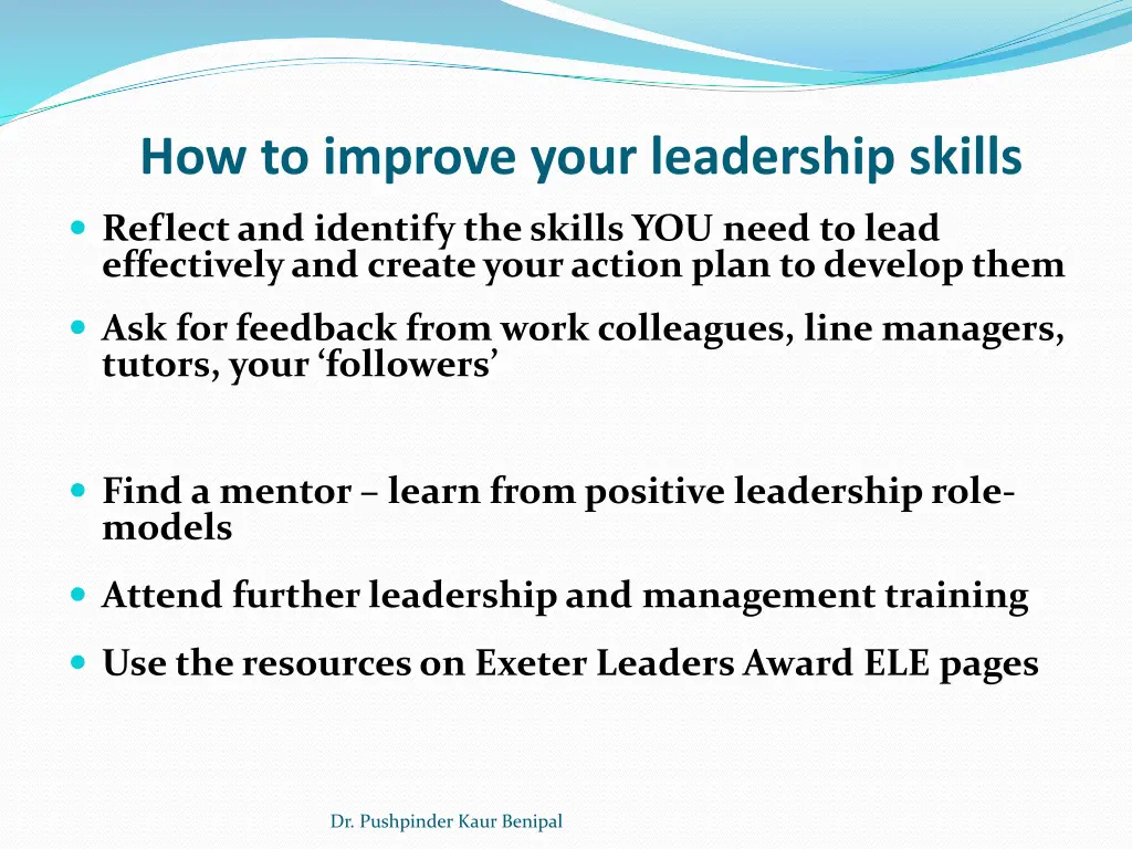 how to improve your leadership skills