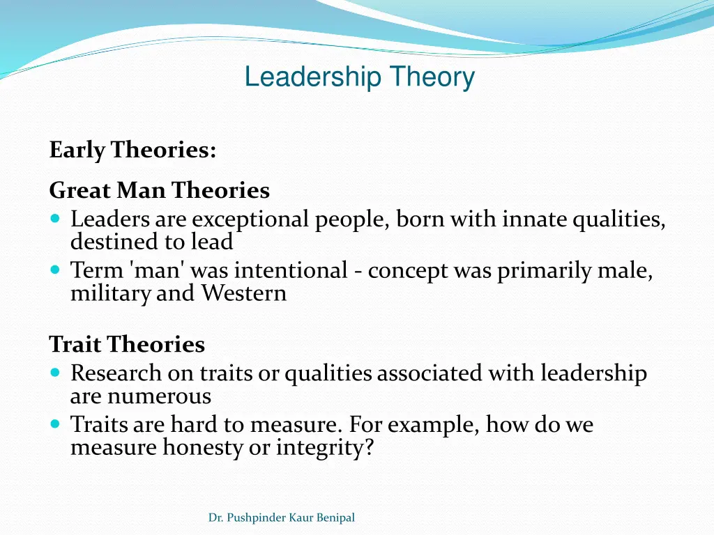 leadership theory