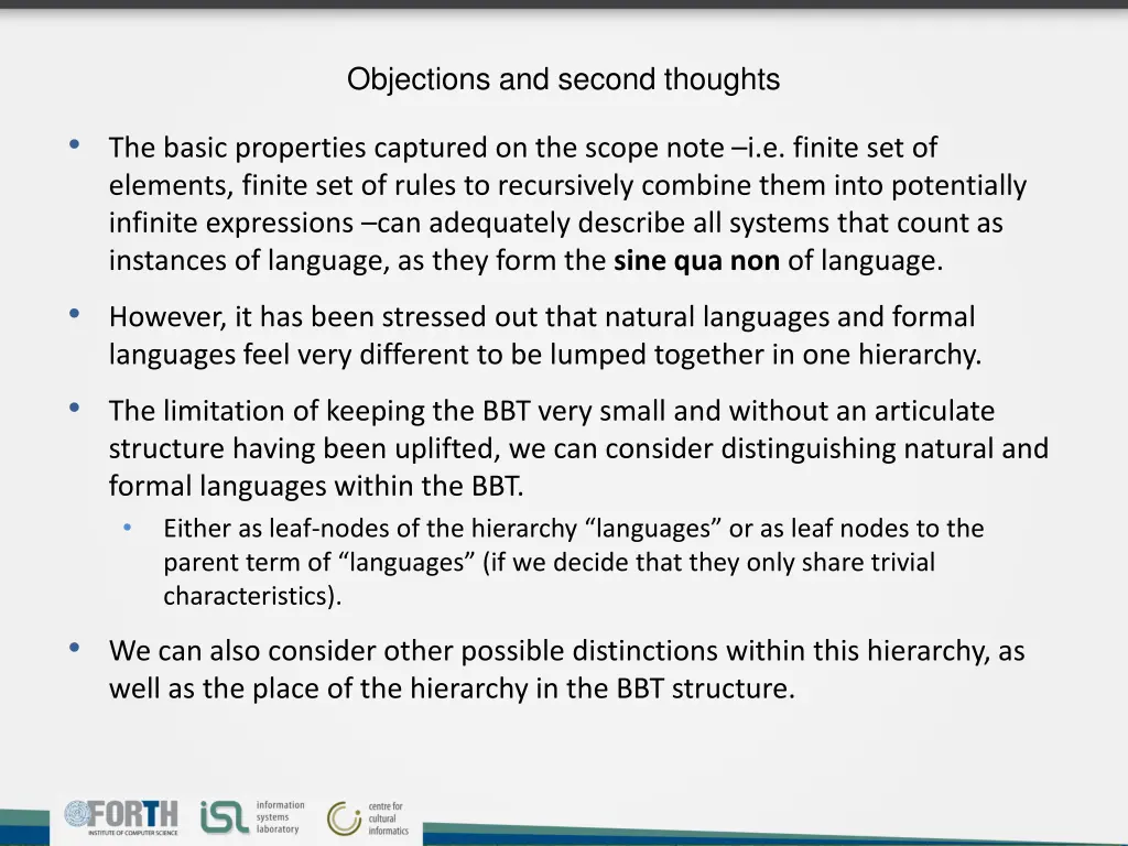 objections and second thoughts