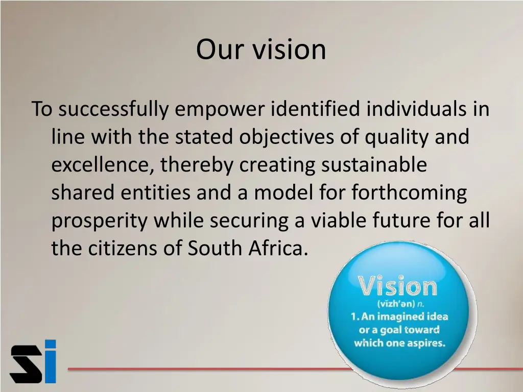 our vision