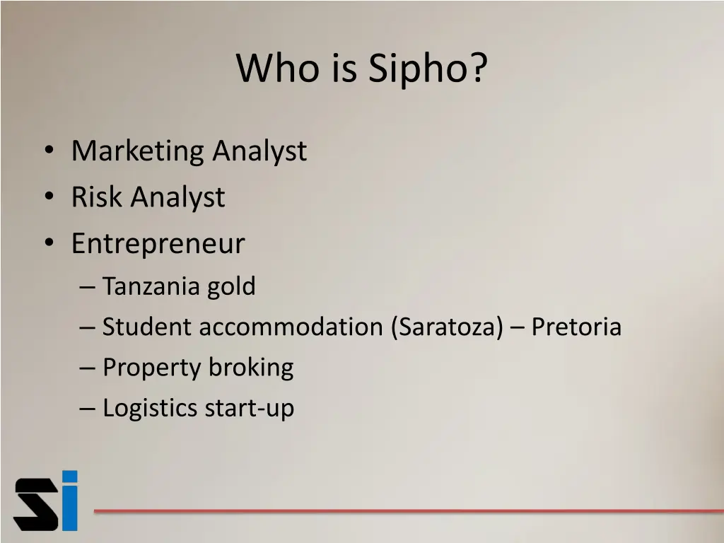 who is sipho